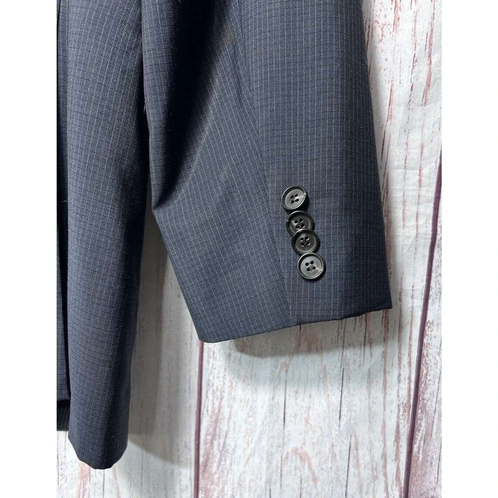 Lanificio Tesse Biella Exclusive For HUGO BOSS Men's Sports Coat Navy Size 40R